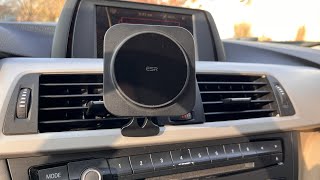 ESR Halolock Magsafe Compatible Car Mount Review  Updated Version [upl. by Ennirroc575]