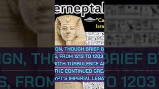 Merneptah was the fourth Pharaoh of the 19th dynasty [upl. by Neeoma]