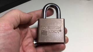 147 American Lock 1305 Picked and Gutted [upl. by Haerb846]