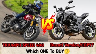 Triumph Speed 400 vs Zontes 350R 🔥  300cc Bikes 👊 [upl. by Serrell157]