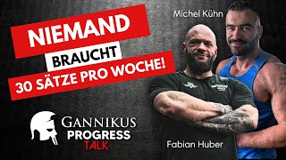 NIEMAND braucht 30 Sätze pro Woche Warum mehr Training zum Muskelaufbau nicht besser ist🤔 [upl. by Airtina]