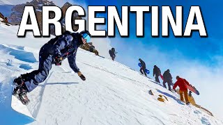 Snowboarding in Argentina  This Place is Amazing [upl. by Thomson]