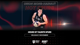 Union Mons Hainaut vs House of Talents Kortrijk Spurs Game Highlights [upl. by Abisha]