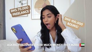 Heres how much money people in Dubai make  average salary in Dubai benefits etc 💰💰💰 [upl. by Beffrey]