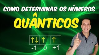 COMO DETERMINAR OS NÚMEROS QUÂNTICOS [upl. by Asaert]