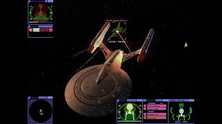 USS Supremus vs Klingon GinTak Cruisers  Remastered v12  Star Trek Bridge Commander [upl. by Naiditch]