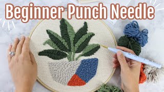 PUNCH NEEDLE FOR BEGINNERS  EVERYTHING YOU NEED TO GET STARTED WITH PUNCH NEEDLE RIGHT AWAY [upl. by Elvyn]