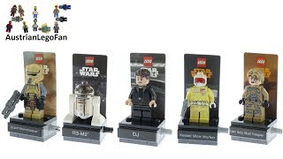 Lego Star Wars Display Stand Figures Compilation of all Sets [upl. by Elleyoj]