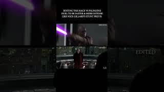 FIXING THE PART WHERE PALPATINE KILLS JEDI AND FIGHTS MACE shorts starwars revengeofthesith [upl. by Saxen73]