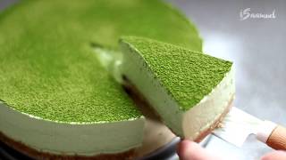 Green Tea Matcha Cheesecake No Bake  Recipe [upl. by Dolli170]