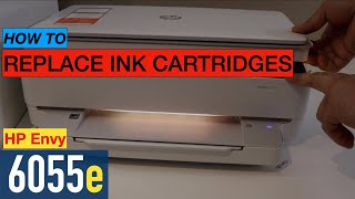 HP Envy 6055e Ink Cartridge Replacement [upl. by Eltsyrhc]