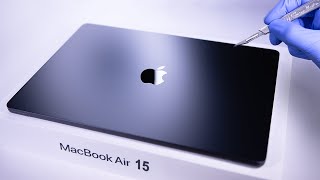 MacBook Air 15 Unboxing  ASMR [upl. by Heyman]