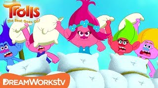 Epic Pillow Fight  TROLLS THE BEAT GOES ON [upl. by Amberly]