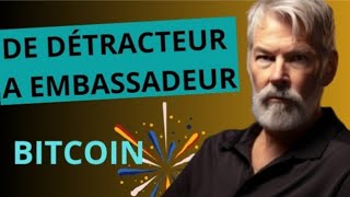 🔶 BITCOIN MICKAEL SAYLOR DE DÉTRACTEUR A EMBASSADEUR [upl. by Adriana970]