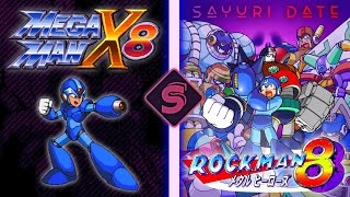 Jugando Rockman 8 y Rockman X8 Demake al 100 [upl. by Rastus]