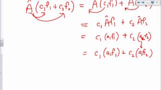 Physical Chemistry Lecture  QM Postulates Part 5 [upl. by Adnawt648]