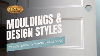 How Using Moulding Styles Enhances Design Shop Talk [upl. by Anisah]