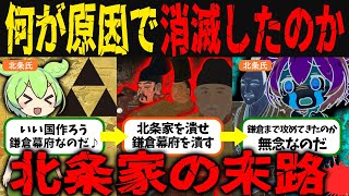 北条一族が没落した理由【ずんだもん歴史解説】 [upl. by Rohn]