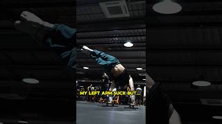 ARE YOU RIGHT OR LEFT 🔥⬆️ calisthenics handstand pushups gym motivation [upl. by Anila]