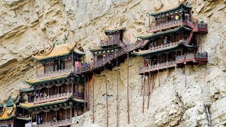 Chinas Hanging Monastery  4K [upl. by Armillia]