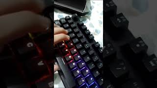 Unboxing Probando el Teclado Mecanico GameCraft Krypton T8000 Switches Blue [upl. by Gusty439]