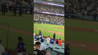 Dansby Swanson signs autographs for fans in LA [upl. by Aisan745]