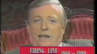 Firing Line with William F Buckley Jr The End of Firing Line Part I [upl. by Somar]