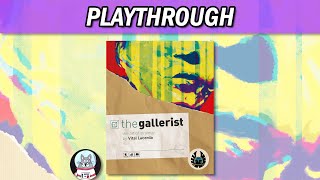 The Gallerist  4p Overview Playthrough amp Roundtable Discussion by Heavy Cardboard [upl. by Nylannej]