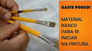 CONHEÇA OS MATERIAIS BÁSICOS PARA PINTURA EM TECIDOS E COMO COMEÇAR SEM GASTAR MUITO [upl. by Bruce905]