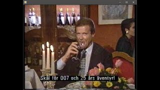 TV  SVT program1987  James Bond 25 år  Host Roger Moore [upl. by Kyre]