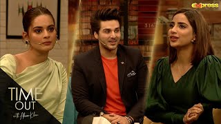 Minal Khan  Saboor Aly  Time Out with Ahsan Khan  Express TV [upl. by Bailar182]