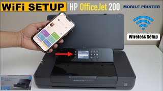 HP OfficeJet 200 Printer WiFi Setup Connect To wireless Network amp Add in iPhone [upl. by Juakn]