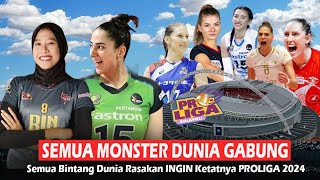 SEMUA MONSTER DUNIA IKUT GABUNG  Prediksi Peluang Mega amp Gia Melihat Ketatnya Proliga 2024 [upl. by Atteval]