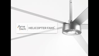 【AMA TECH】 Helicopter HVLS Fan [upl. by Lorrimor]