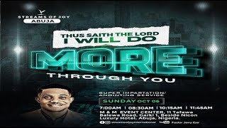 THUS SAITH THE LORD I WILL DO MORE THROUGH YOU SERVICE  SUNDAY SERVICE  6TH OCTOBER 2024 [upl. by Dremann]