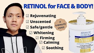 FRANKLY ADVANCED CLINICALS RETINOL ADVANCED FIRMING CREAM  July 2021 [upl. by Ayin571]