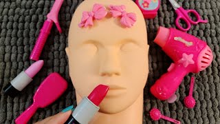 ASMR Makeup Beauty Makeover on Mannequin Whispered [upl. by Leamse675]