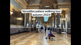 Versailles palace walking tour Part 1 autumn 2024 [upl. by Macguiness]