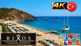 4K KEMER RIXOS PREMIUM TEKIROVA 2023 HOTEL НЕПЛОХАЯ ПЯТЕРКА GOOD BEACH RESORT ANTALYA TURKEY [upl. by Gorlicki]