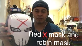 Robin mask red x mask first look [upl. by Gerfen335]