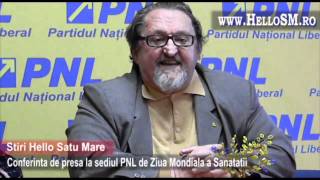 Conferinta de presa la sediul PNL de Ziua Mondiala a Sanatatii [upl. by Rurik]