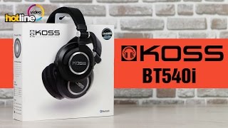 Koss BT540i  обзор беспроводных Bluetoothнаушников [upl. by Ahaelam108]