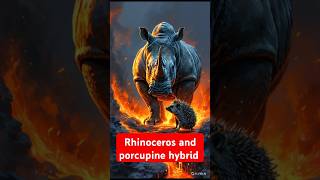 Rhinoceros and porcupine hybrid rhinoceros porcupine hybrid [upl. by Eekcaj]