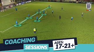 Building The Attack  FA Learning Coaching Session From David Powderly [upl. by Eugenides]