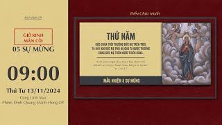 🔴 Kinh Mân Côi  13112024  5 Sự Mừng  Sáng Thứ Tư Tuần XXXII Thường Niên B [upl. by Ludeman]