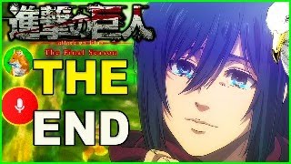 🔴 Attack on Titan Anime ENDS Lets Talk [upl. by Obbard176]