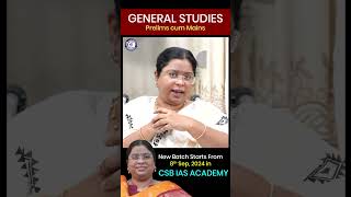 UPSC CSAT ONLINE OFFLINE general studies csbiasacademy ashoknagar upsc civil news [upl. by Trixy]