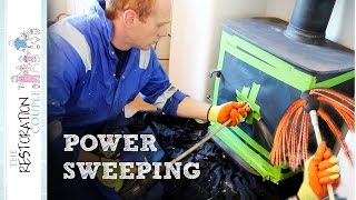 DIY Sweeping your Wood Burning Stove or Chimney [upl. by Tebasile7]