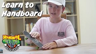 Learn how to Handboard  Shuv Ollie and Kickflip [upl. by Afital]