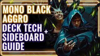 Mono Black Deck Tech amp Sideboard Guide by MTG Rebellion feat perudabo631 [upl. by Pathe]